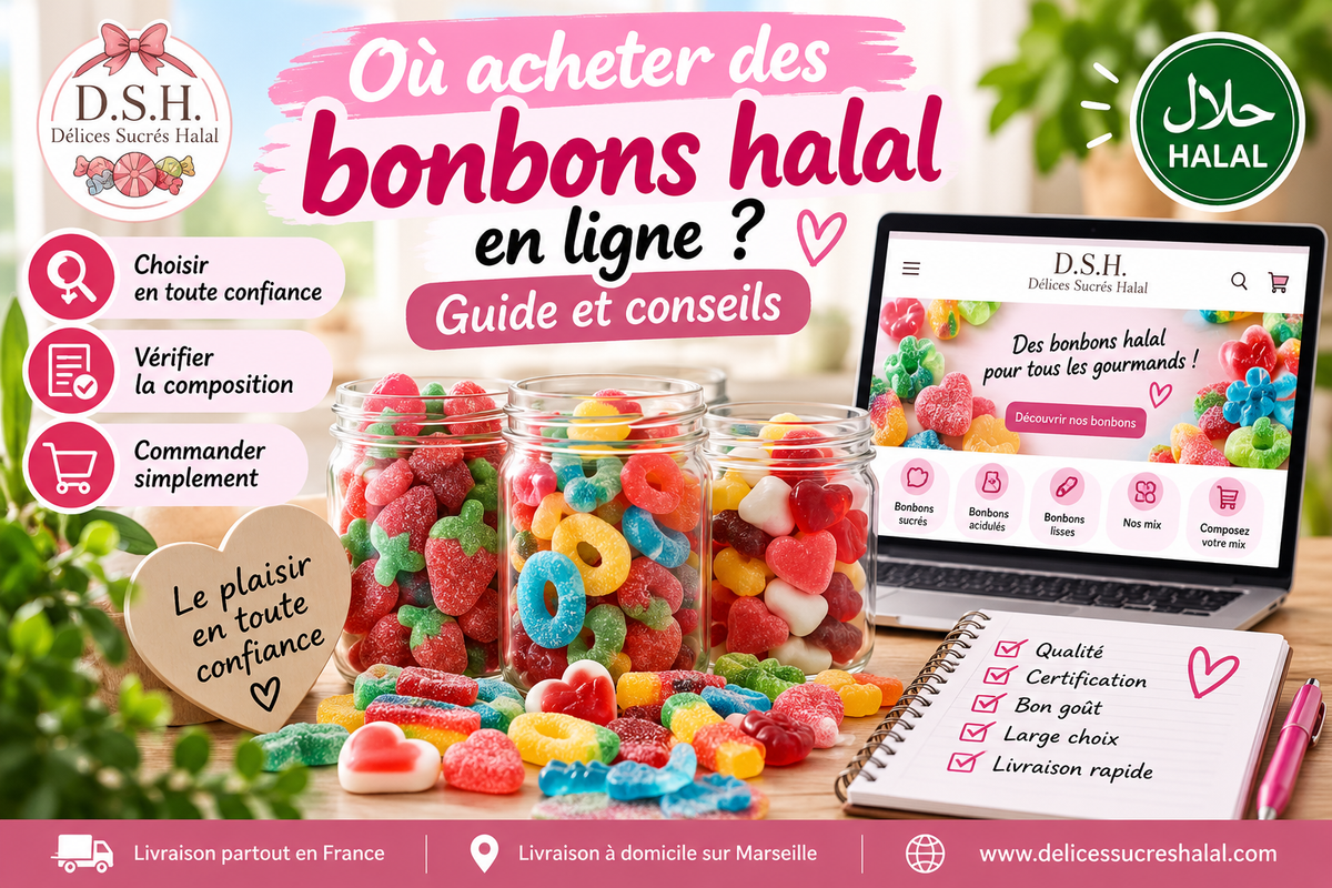 Où acheter des bonbons halal en ligne ? Guide et conseils