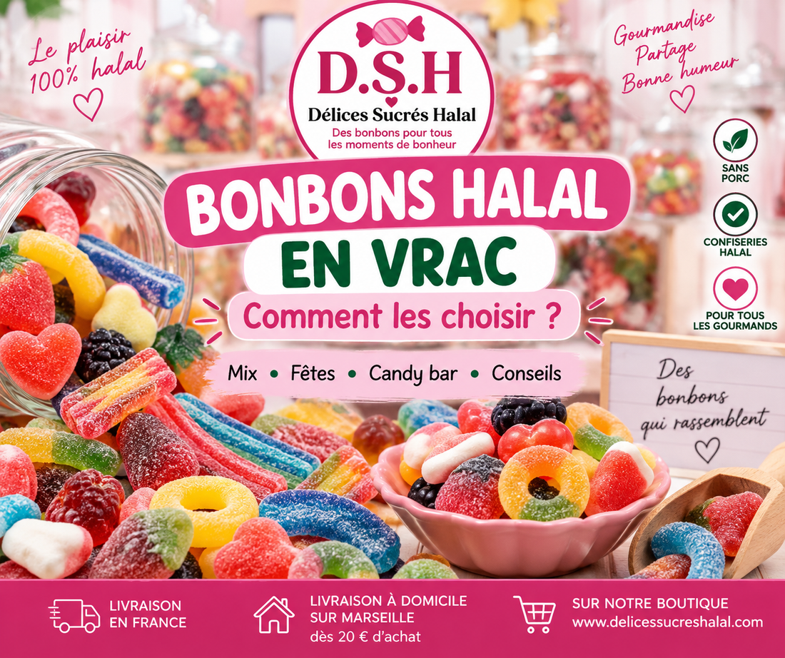 Bonbons halal en vrac : comment les choisir et où les acheter ?