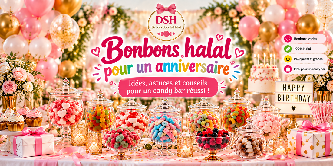 Quels bonbons halal choisir pour un anniversaire ?