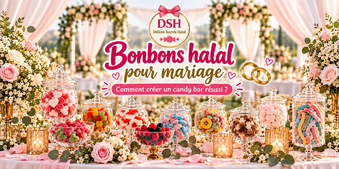 Bonbons halal pour mariage : comment créer un candy bar réussi ?