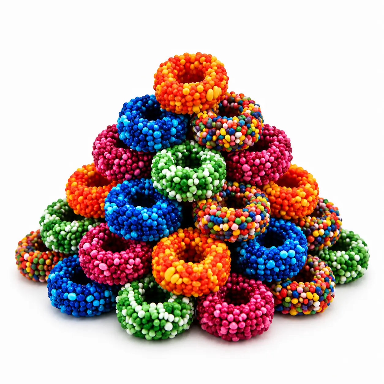 Anneaux multicolores dragéifiés Délices Sucrés Halal