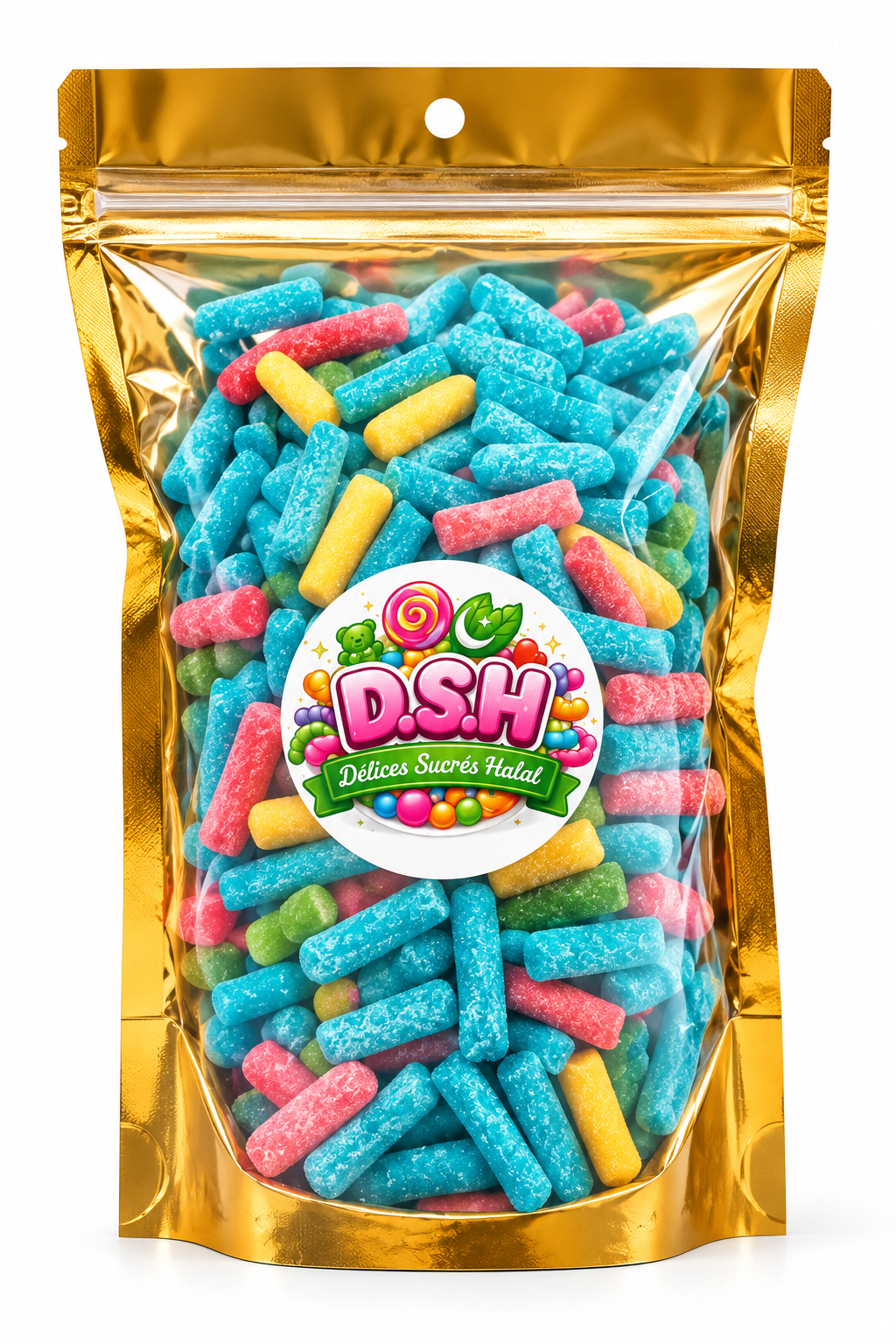 MIX BONBONS HALAL HITSCHIES ACIDULÉS - 500 gr