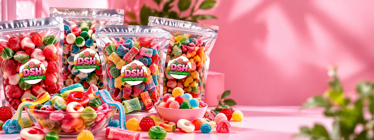 Assortiment de bonbons halal Délices Sucrés Halal