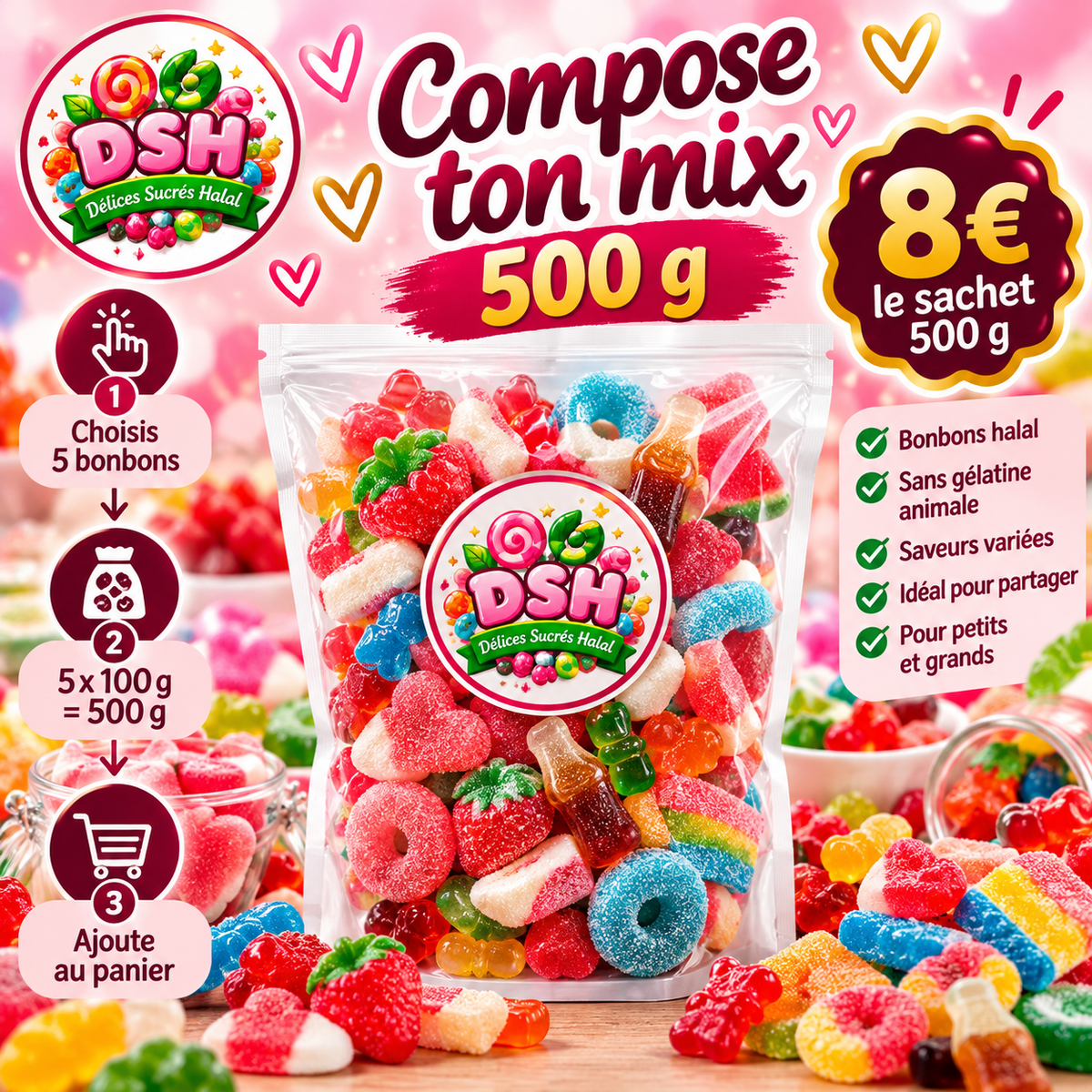 Compose ton mix 500 g